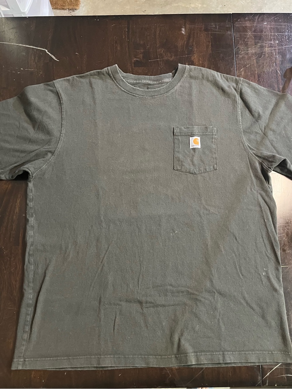 Carhartt Loose Fit Grey Pocket Tshirt, Sz XL TALL